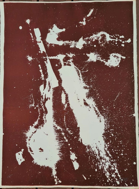 Arman, Anger of the Violin II, 1974, Lithograph