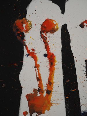 Arman, Chicago Riffle, Traces of Violins, Oil on Paper-KHH-2039279