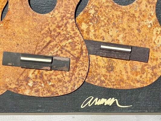 Arman, Guitars, Metal & Wood on Canvas-NEV-2028812