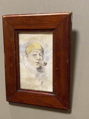 Armand Henrion, Portrait, Oil on Canvas, Framed-TEP-1288615