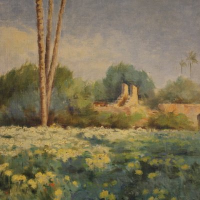 Armando Bezzi, Splendid Landscape, 1920s, Oil on Canvas-RP-2019899