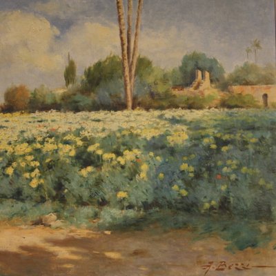 Armando Bezzi, Splendid Landscape, 1920s, Oil on Canvas-RP-2019899