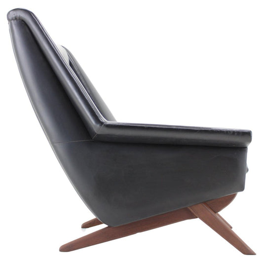 Armchair 4410 in Leatherette attributed to Folke Ohlsson, Denmark, 1970s