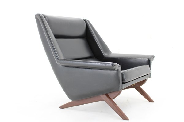 Armchair 4410 in Leatherette attributed to Folke Ohlsson, Denmark, 1970s-TZ-1807362