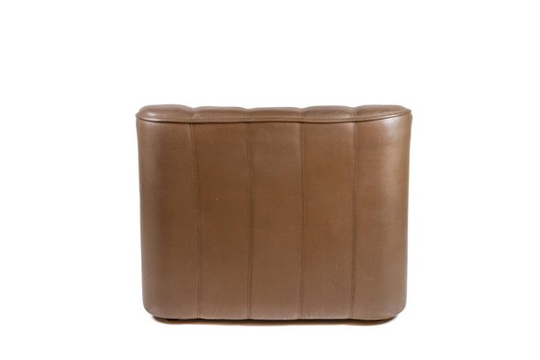 Armchair and Ottoman in Leather, 1970s-CEJ-1135415