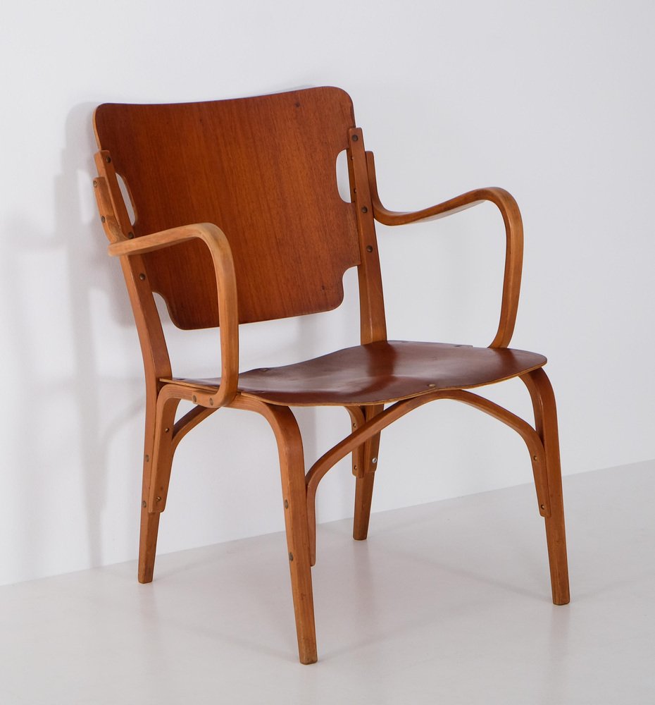 Armchair attributed to Carl-Axel Acking for Bodafors, 1940s