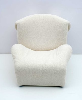 Armchair Boucle attributed to Toshiyuki Kita for Cassina, 1980s-FER-1531229