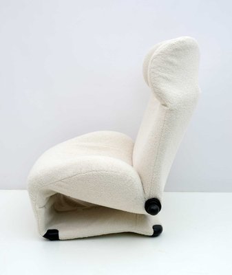 Armchair Boucle attributed to Toshiyuki Kita for Cassina, 1980s-FER-1531229