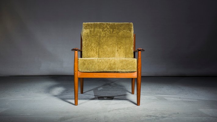 Armchair by Grete Jalk for France & Søn, 1960s-ZZH-400763