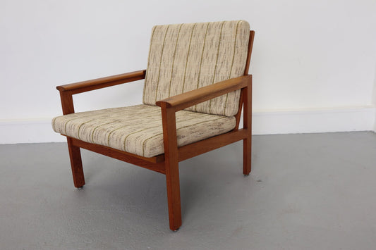 Armchair by I. Wikkelso for Niels Eilersen, Denmark, 1960s