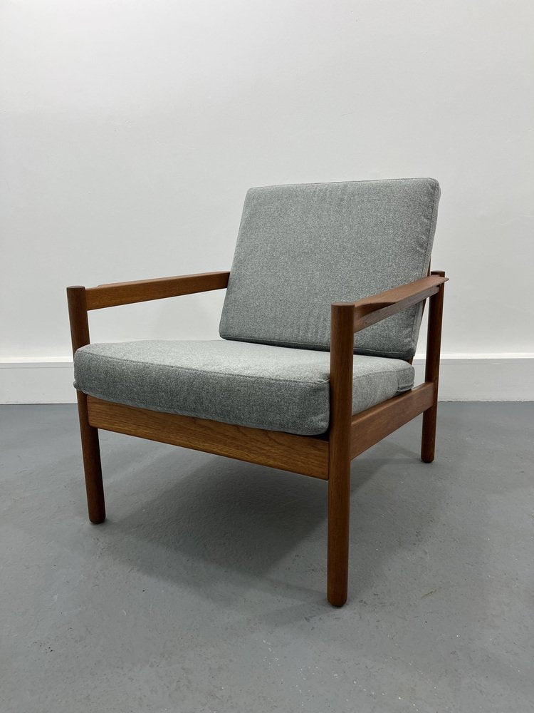 Armchair by Ib Kofod-Larsen for Magnus Olesen, 1956