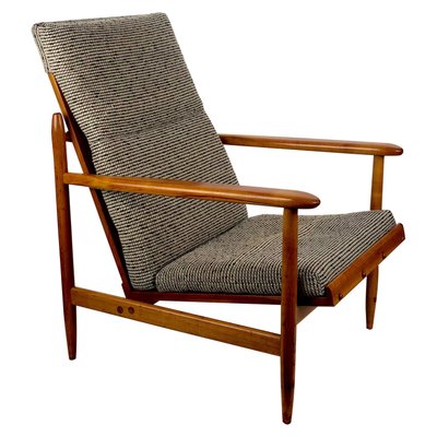 Armchair from Uluv in Cherry Wood, 1960-BAF-847354