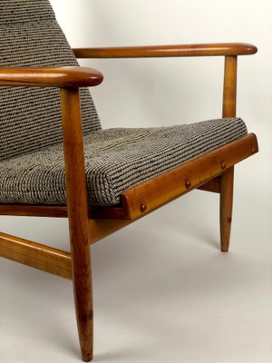 Armchair from Uluv in Cherry Wood, 1960-BAF-847354