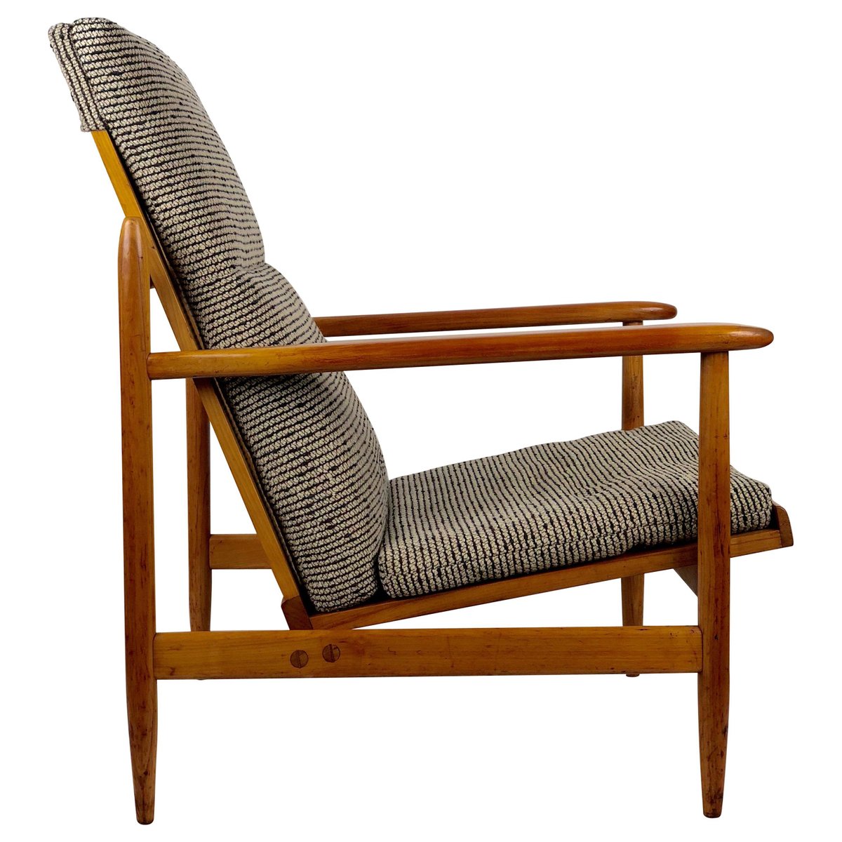 Armchair from Uluv In Cherry Wood, 1960s, Czech Republic