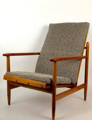 Armchair from Uluv In Cherry Wood, 1960s, Czech Republic-BAF-847355