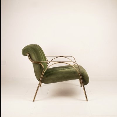 Armchair in Green from Vittorio Gregotti, Sweden, 1970s-BAD-1711109