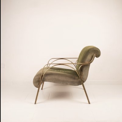 Armchair in Green from Vittorio Gregotti, Sweden, 1970s-BAD-1711109