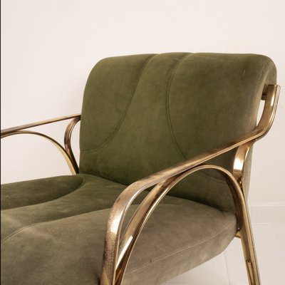 Armchair in Green from Vittorio Gregotti, Sweden, 1970s-BAD-1711109