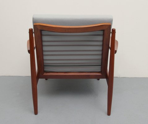 Armchair in Light Gray by Arne Vodder for Glostrup, 1960s-PF-1060327