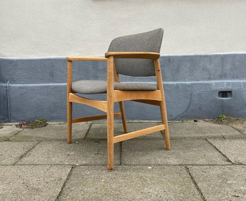 Armchair in Oak by Axle Bender Madsen for Fritz Hansen, 1960s-LCR-1156296