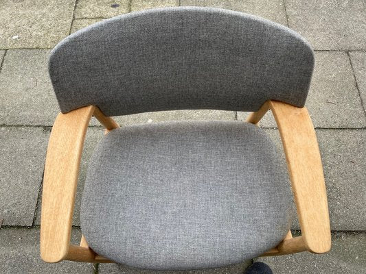 Armchair in Oak by Axle Bender Madsen for Fritz Hansen, 1960s-LCR-1156296