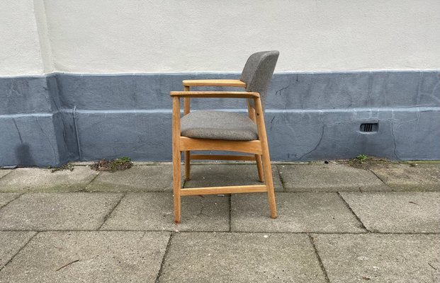 Armchair in Oak by Axle Bender Madsen for Fritz Hansen, 1960s-LCR-1156296