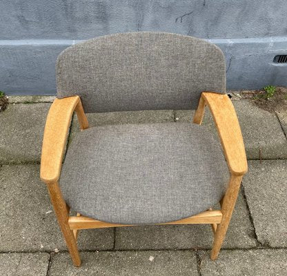 Armchair in Oak by Axle Bender Madsen for Fritz Hansen, 1960s-LCR-1156296