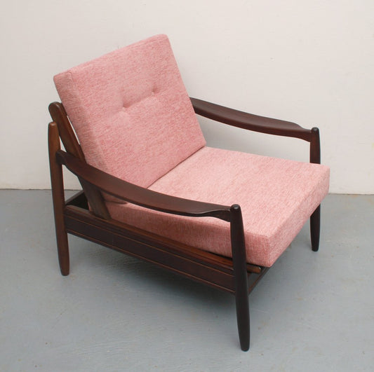 Armchair in Pale Pink, 1965