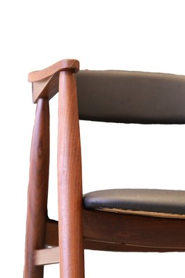 Armchair in Teak and Leather from Farstrup Møbler, 1960s-BPJ-1735380