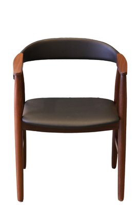 Armchair in Teak and Leather from Farstrup Møbler, 1960s-BPJ-1735380