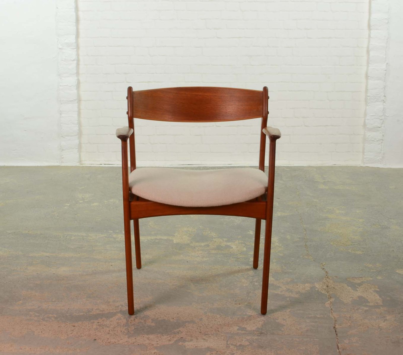 Armchair in Teak by Erik Buch for Oddense Maskinsnedkeri, 1960s