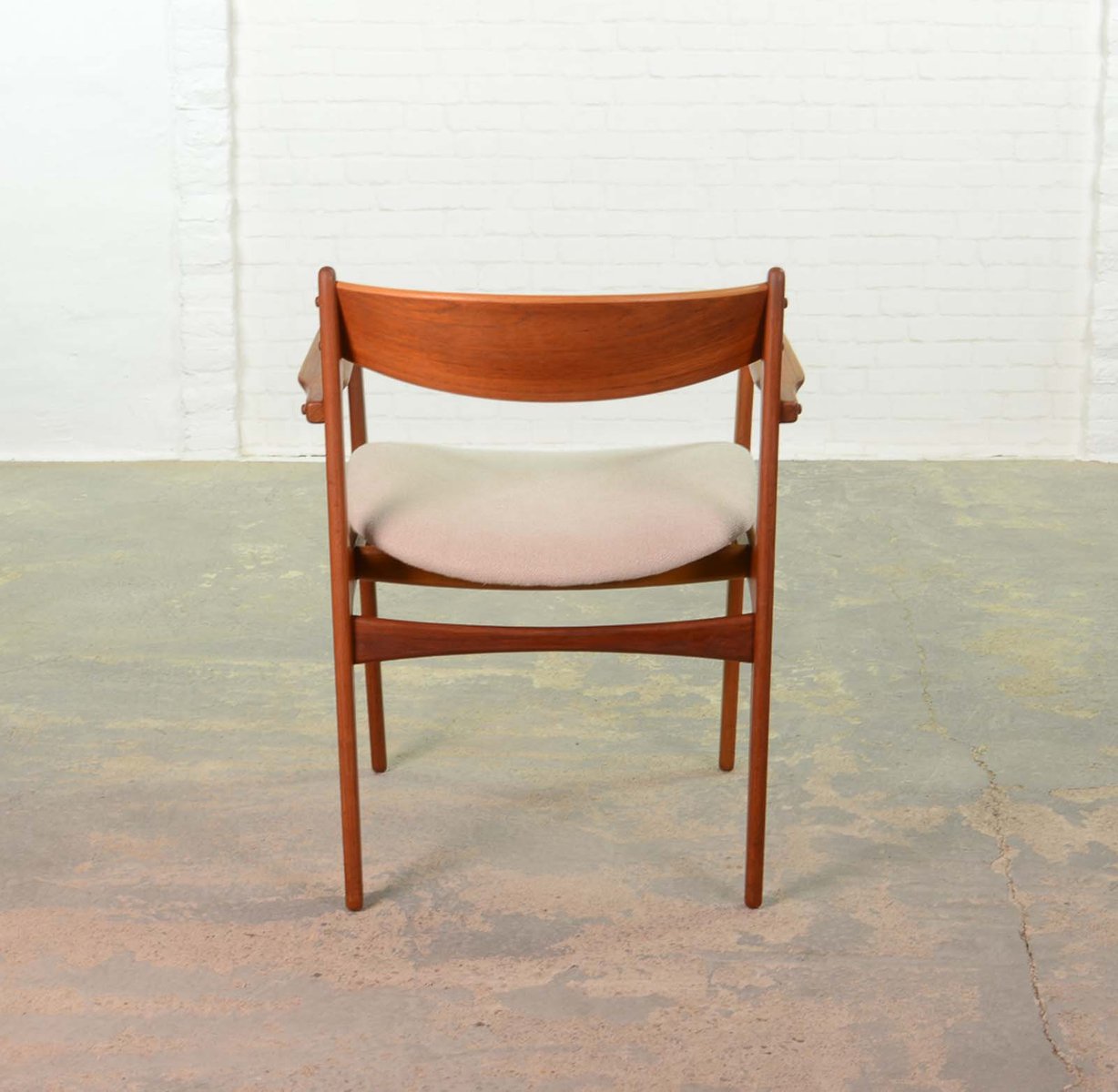 Armchair in Teak by Erik Buch for Oddense Maskinsnedkeri, 1960s