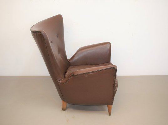 Armchair in the Style of Gio Ponti, Italy, 1950s-AOL-961891