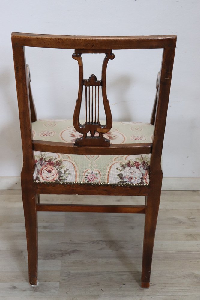 Armchair in Walnut, Mid-18th Century