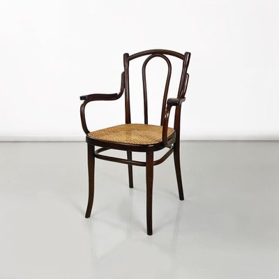 Armchair in Wood and Vienna Straw from Thonet, Austria, 1900s-GDD-1776513