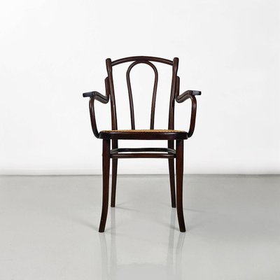 Armchair in Wood and Vienna Straw from Thonet, Austria, 1900s-GDD-1776513