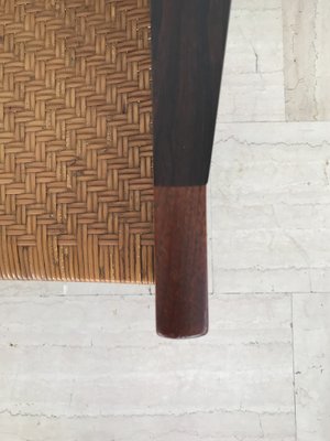 Armchair in Wood & Rattan Hvidt & Orla Mølgaard, Denmark, 1960s-CC-1661612