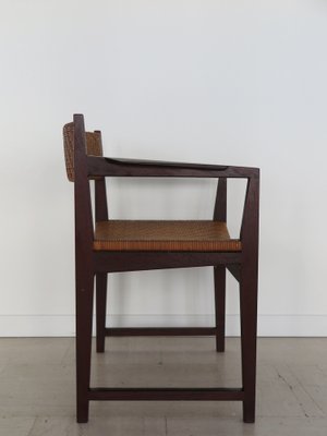 Armchair in Wood & Rattan Hvidt & Orla Mølgaard, Denmark, 1960s-CC-1661612