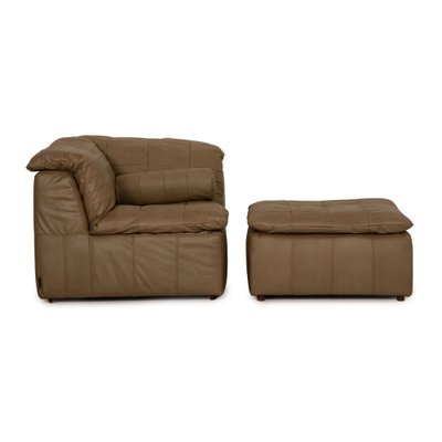 Armchair or Sofa Corner in Dark Green Fabric from Laaus-RQW-1748454