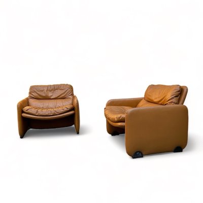 Armchair Sandwich & Doppiosandwich by Ammannati and Vitelli for Brunati, 1970s, Set of 2-VDD-1805405