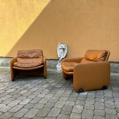 Armchair Sandwich & Doppiosandwich by Ammannati and Vitelli for Brunati, 1970s, Set of 2-VDD-1805405