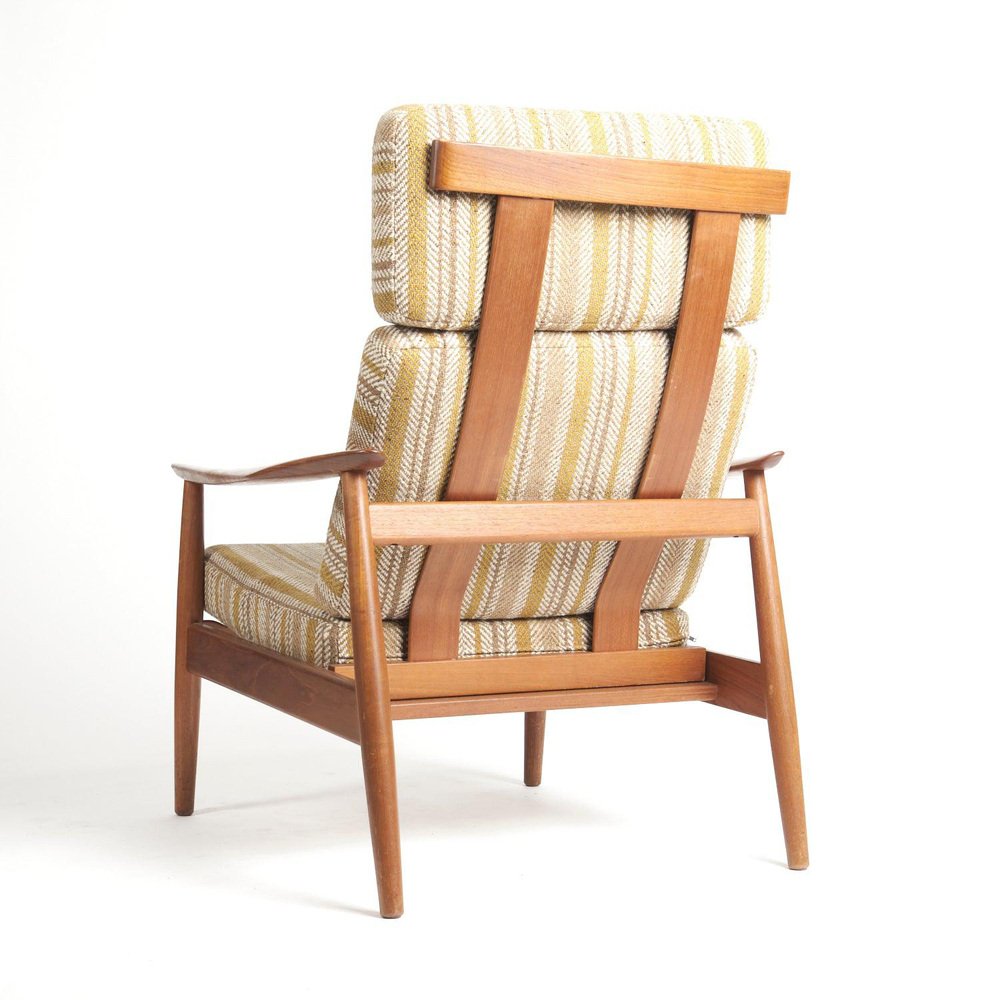 Armchair with High Adjustable Backrest by Arne Vodder, 1960s