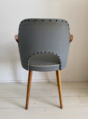 Armchair with Leatherette Upholstery by Oswald Haerdtl for Thonet, 1950s-LL-1293033