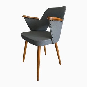 Armchair with Leatherette Upholstery by Oswald Haerdtl for Thonet, 1950s-LL-1293033