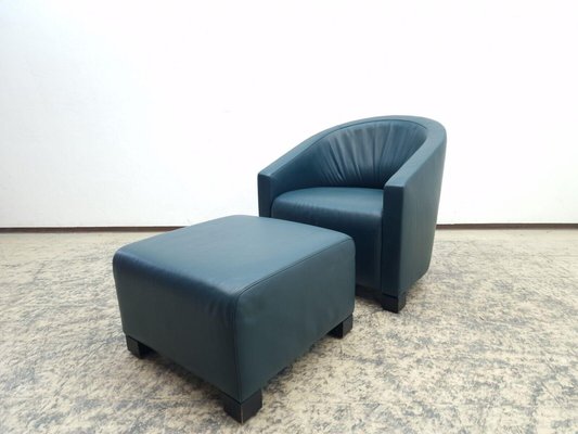 Armchair with Stool from de Sede-BVM-2032778