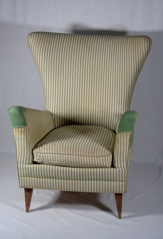 Armchair with Wooden Feet, 1960s