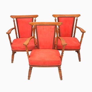 Armchairs, 1920s, Set of 3-JCN-1726165