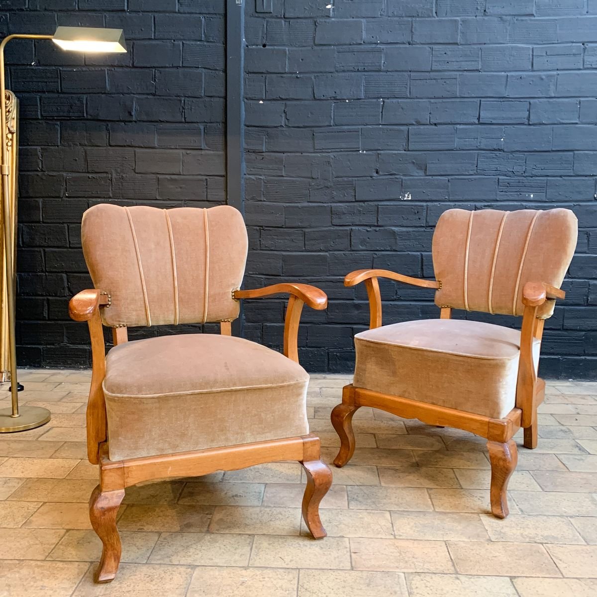 Armchairs 1950s, Set of 2