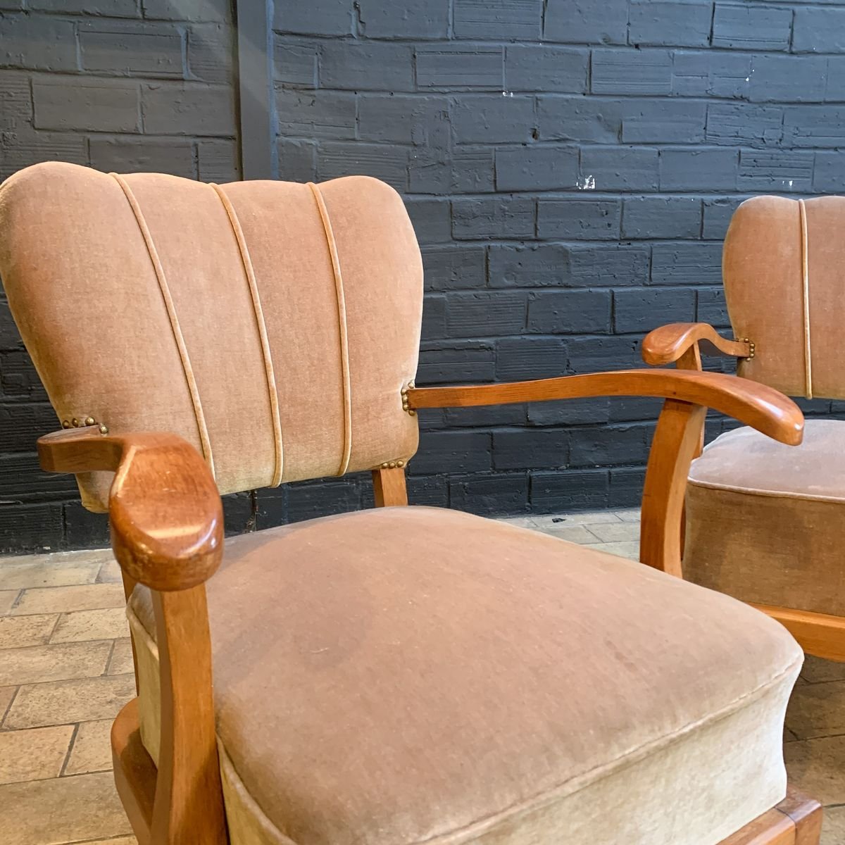 Armchairs 1950s, Set of 2