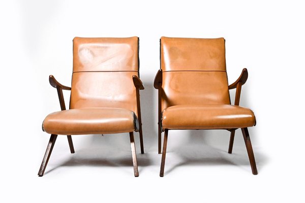 Armchairs, 1960s, Poland, Set of 2-HYJ-829661